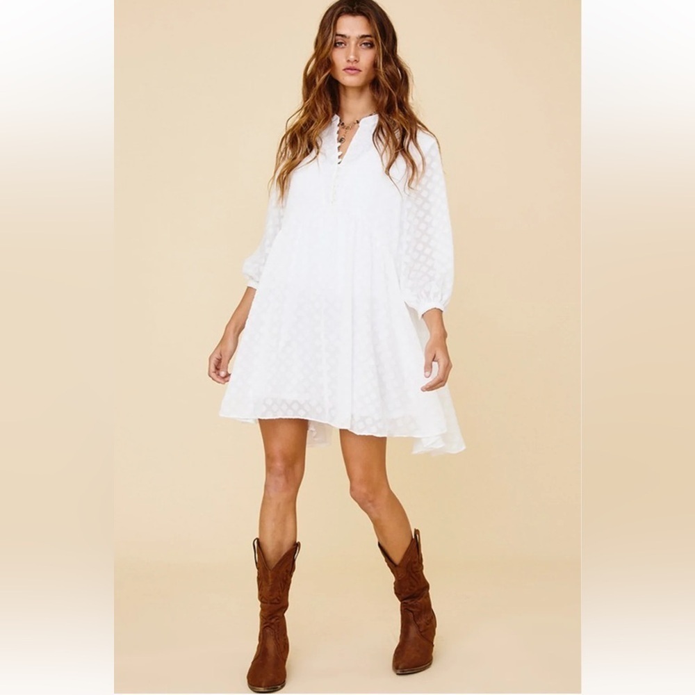 Ces Femme White Mini Dress